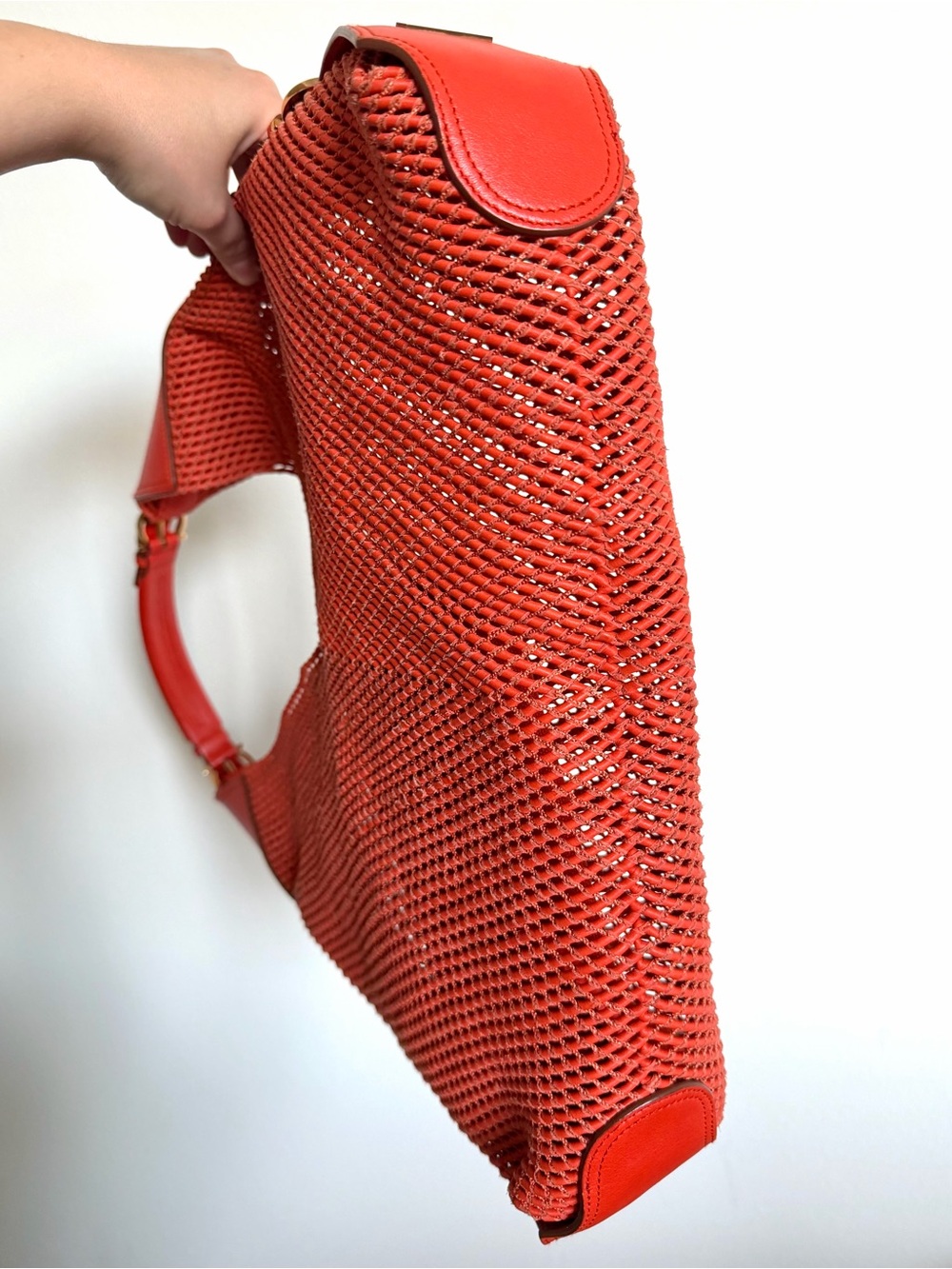 Salvatore Ferragamo Woven Leather Hobo Bag - Picture 7 of 13